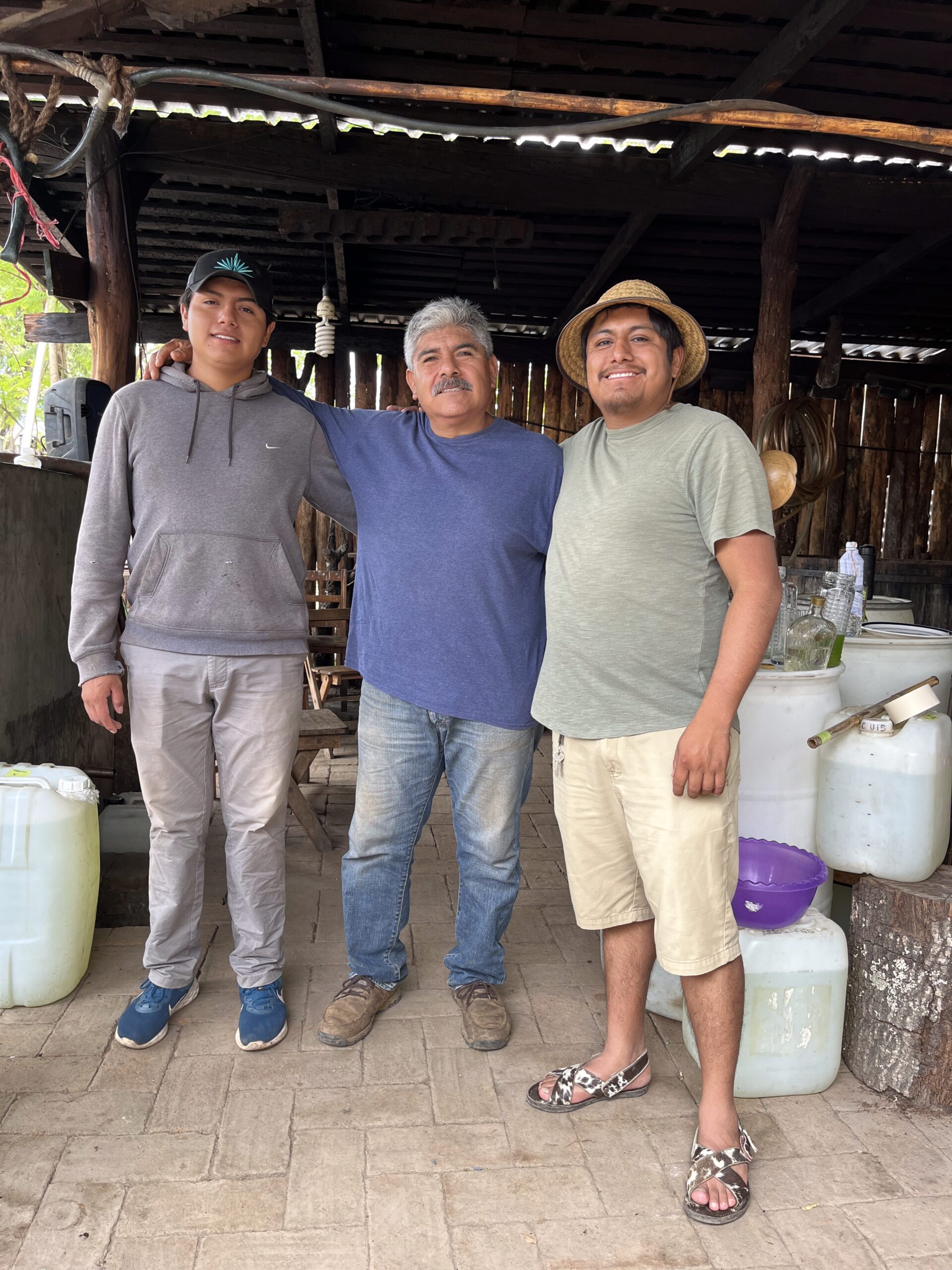 Oliver, Sergio (Father) and Luis (Brother)