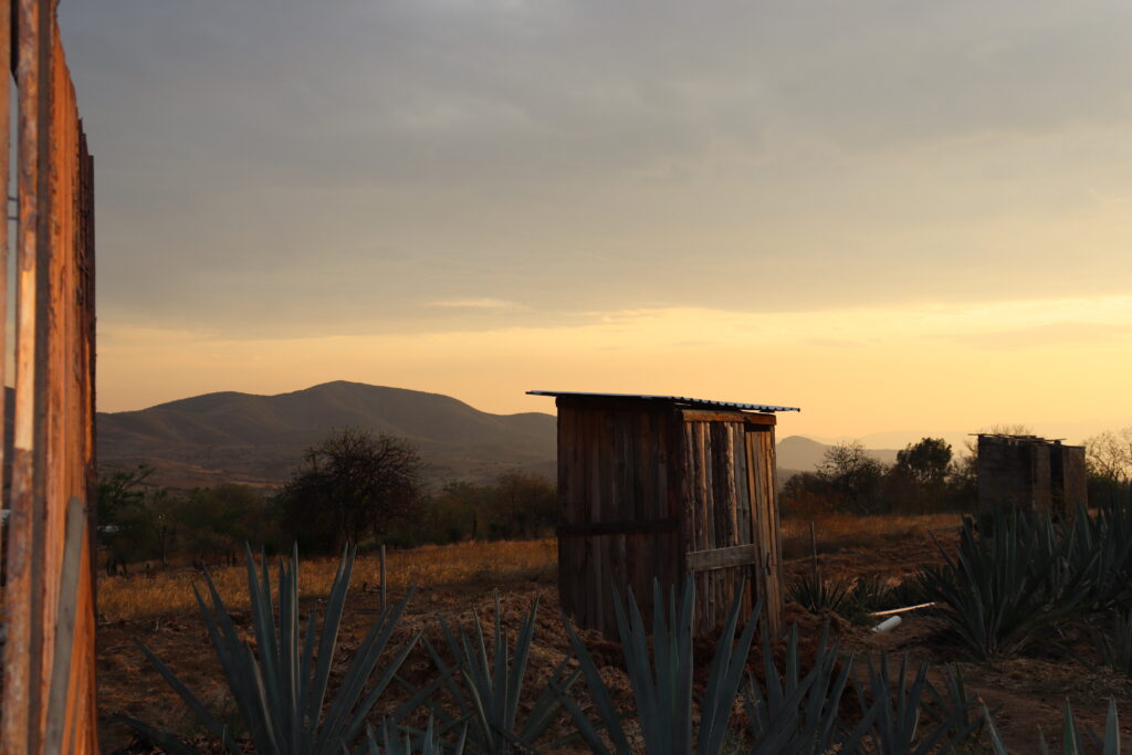 Santa Catarina Minas Scenery during sunset.